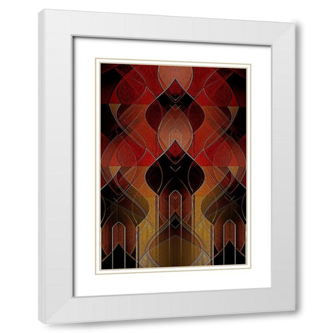 Russian Royalty White Modern Wood Framed Art Print with Double Matting by Manlove, David