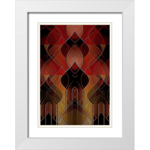 Russian Royalty White Modern Wood Framed Art Print with Double Matting by Manlove, David