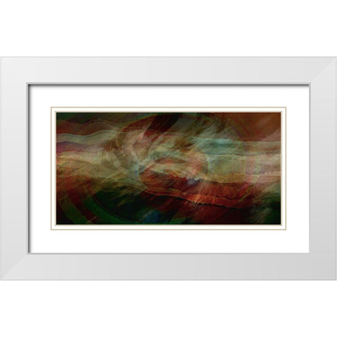 Aurora Nebula 1 White Modern Wood Framed Art Print with Double Matting by Manlove, David