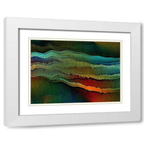 Polar Light White Modern Wood Framed Art Print with Double Matting by Manlove, David
