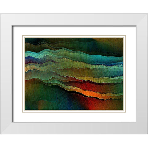 Polar Light White Modern Wood Framed Art Print with Double Matting by Manlove, David