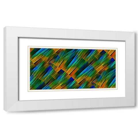 Propagation White Modern Wood Framed Art Print with Double Matting by Manlove, David