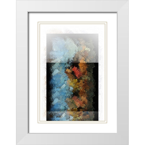 Illusion 3 White Modern Wood Framed Art Print with Double Matting by Manlove, David