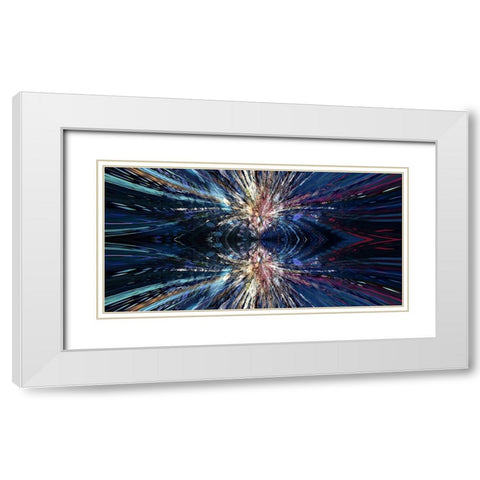 A Space Odyssey White Modern Wood Framed Art Print with Double Matting by Manlove, David
