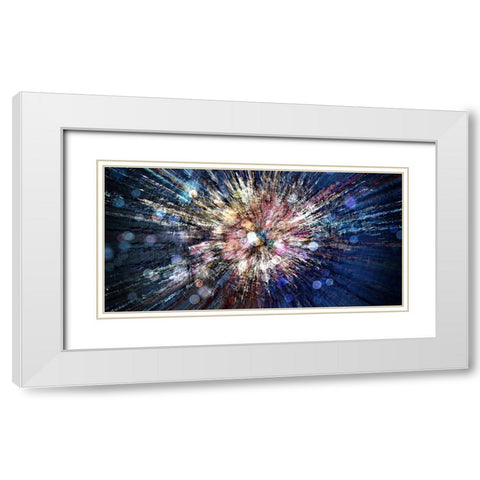 The First Moment White Modern Wood Framed Art Print with Double Matting by Manlove, David