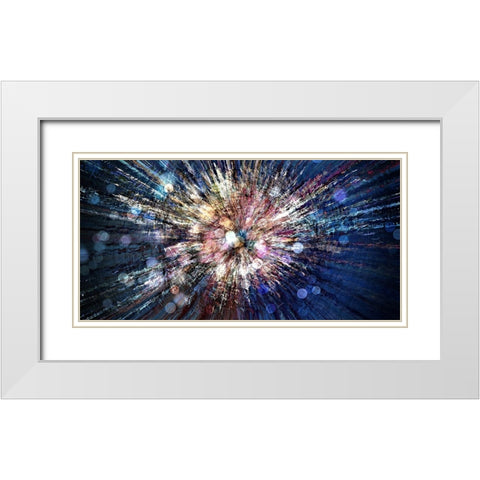 The First Moment White Modern Wood Framed Art Print with Double Matting by Manlove, David