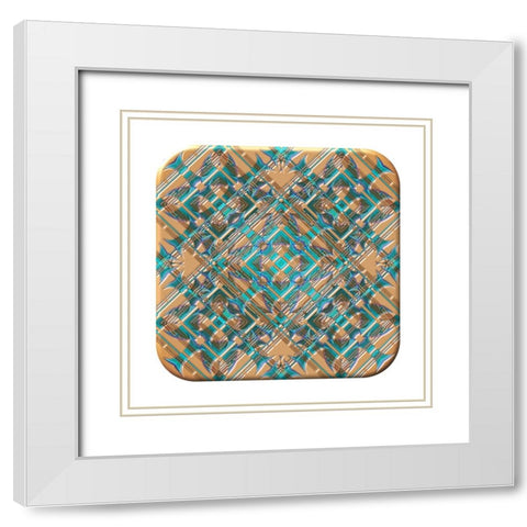 My NFT White Modern Wood Framed Art Print with Double Matting by Manlove, David