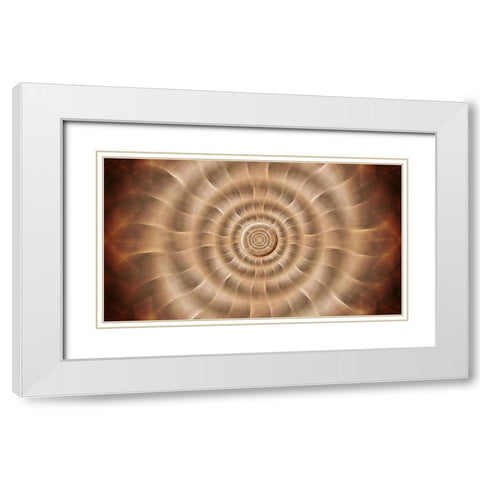 Fire Rotor Zoom White Modern Wood Framed Art Print with Double Matting by Manlove, David