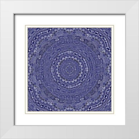 Very Peri Rollers White Modern Wood Framed Art Print with Double Matting by Manlove, David