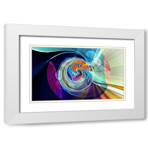 0Z2 White Modern Wood Framed Art Print with Double Matting by Manlove, David