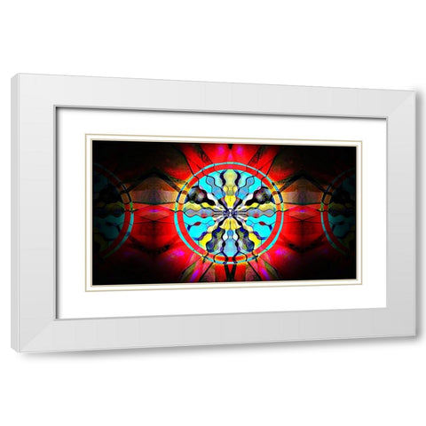 Brandy Z Base 16x9 White Modern Wood Framed Art Print with Double Matting by Manlove, David