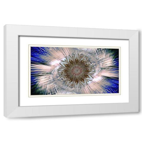 Ice Star cbs White Modern Wood Framed Art Print with Double Matting by Manlove, David