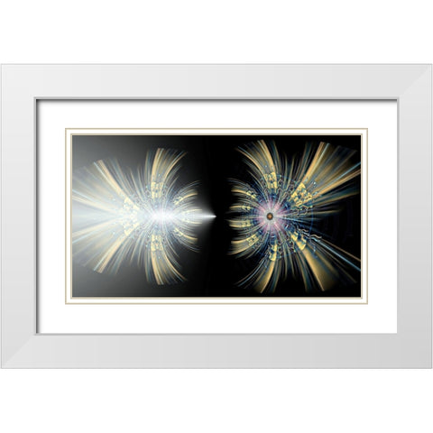 Solar Sail cbs White Modern Wood Framed Art Print with Double Matting by Manlove, David