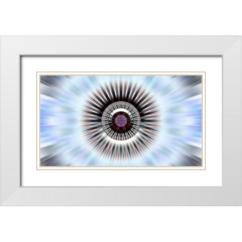 Trippin White Modern Wood Framed Art Print with Double Matting by Manlove, David