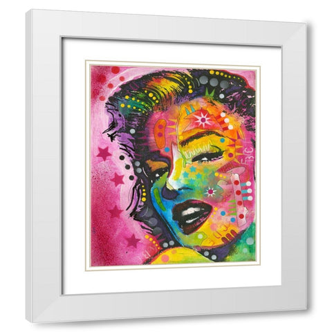 17 White Modern Wood Framed Art Print with Double Matting by Dean Russo Collection