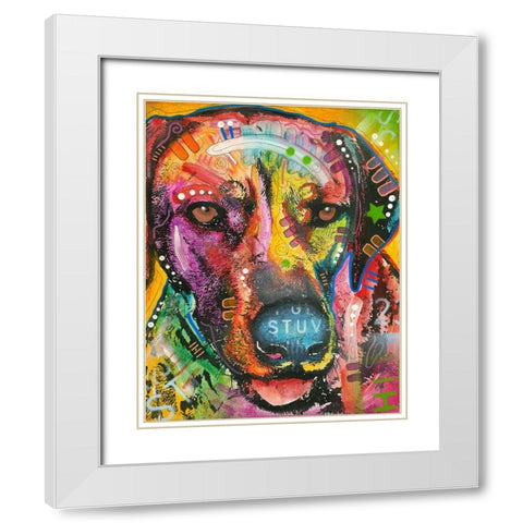Ready to go White Modern Wood Framed Art Print with Double Matting by Dean Russo Collection