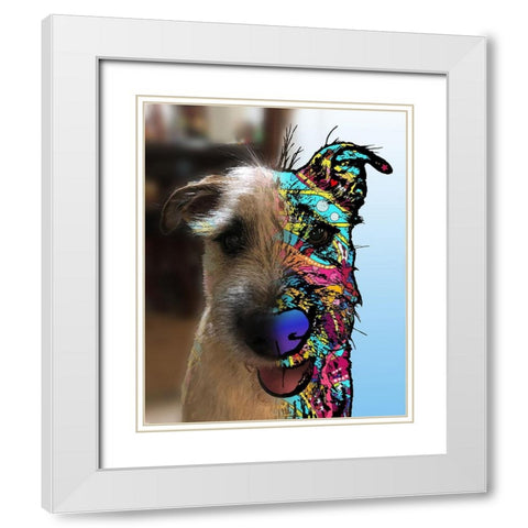 Brenda Turrentine_Dexter White Modern Wood Framed Art Print with Double Matting by Dean Russo Collection