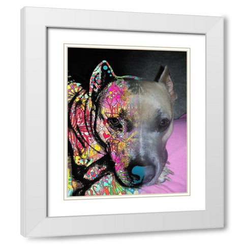 Carol Bollard White Modern Wood Framed Art Print with Double Matting by Dean Russo Collection