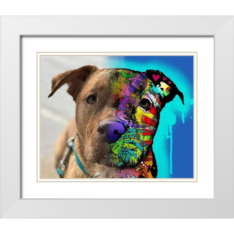 Christy Sexton White Modern Wood Framed Art Print with Double Matting by Dean Russo Collection