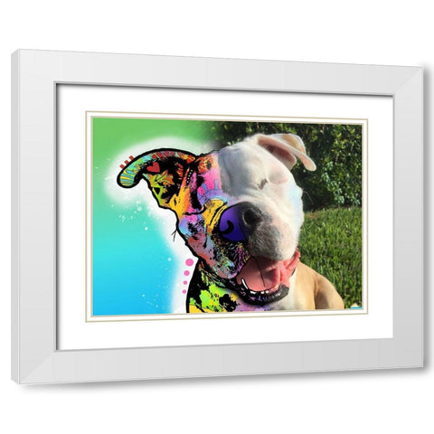 Frances - Jan Stenger White Modern Wood Framed Art Print with Double Matting by Dean Russo Collection