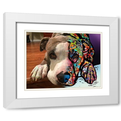 Kim Petty 1 White Modern Wood Framed Art Print with Double Matting by Dean Russo Collection