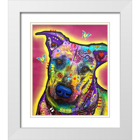 Photo Feb 11-6 03 31 PM White Modern Wood Framed Art Print with Double Matting by Dean Russo Collection