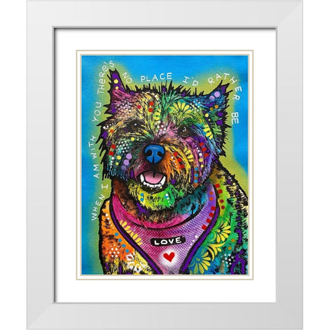 Photo Feb 28-7 00 42 PM White Modern Wood Framed Art Print with Double Matting by Dean Russo Collection