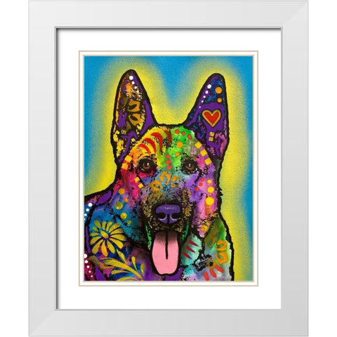 Photo Mar 11-7 59 47 PM White Modern Wood Framed Art Print with Double Matting by Dean Russo Collection