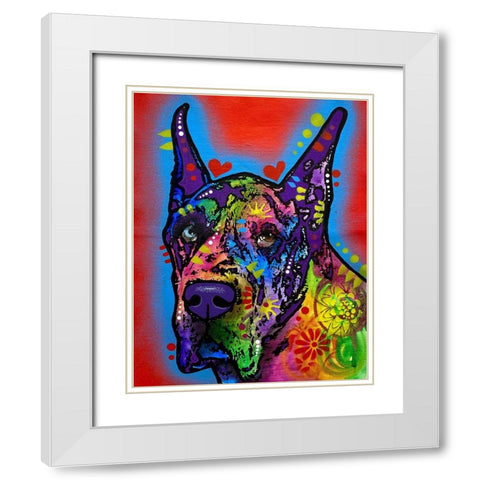 Photo Nov 29-8 07 25 PM White Modern Wood Framed Art Print with Double Matting by Dean Russo Collection