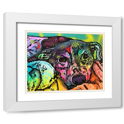 IMG_0075 White Modern Wood Framed Art Print with Double Matting by Dean Russo Collection