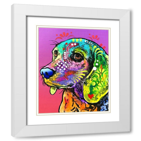 IMG_1228 White Modern Wood Framed Art Print with Double Matting by Dean Russo Collection