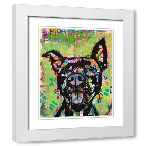 Northeast White Modern Wood Framed Art Print with Double Matting by Dean Russo Collection
