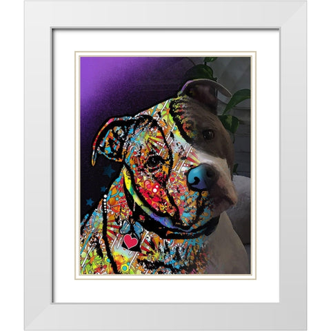 Jane Tyler White Modern Wood Framed Art Print with Double Matting by Dean Russo Collection