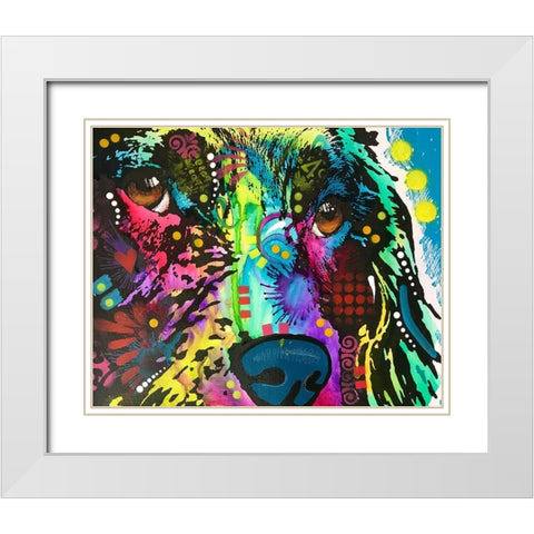 Reflections White Modern Wood Framed Art Print with Double Matting by Dean Russo Collection