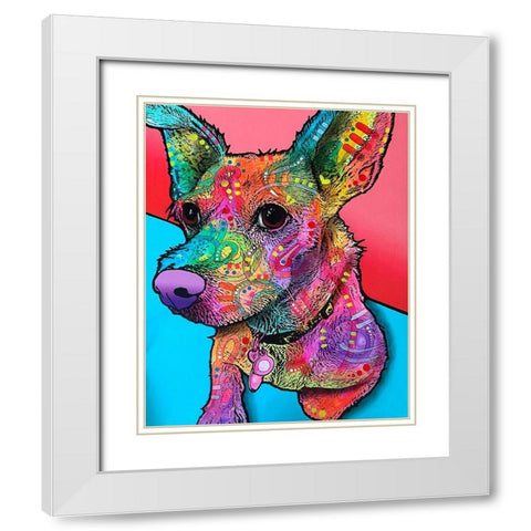 Jack White Modern Wood Framed Art Print with Double Matting by Dean Russo Collection