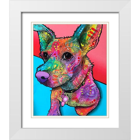 Jack White Modern Wood Framed Art Print with Double Matting by Dean Russo Collection