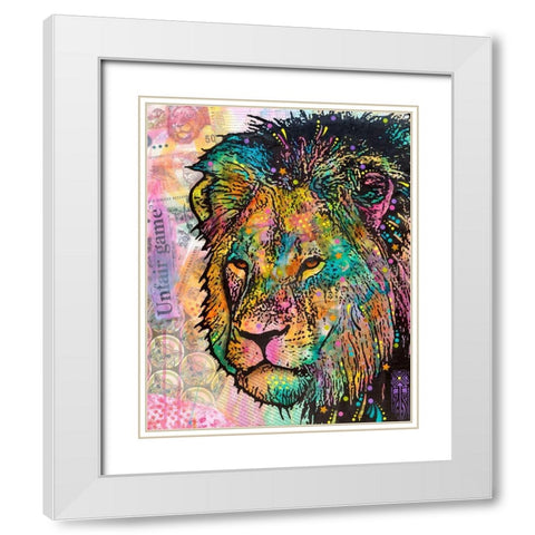 The Poached White Modern Wood Framed Art Print with Double Matting by Dean Russo Collection