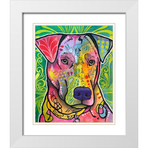 In the Details White Modern Wood Framed Art Print with Double Matting by Dean Russo Collection