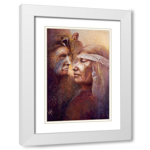 Proud Heritage White Modern Wood Framed Art Print with Double Matting by Lund, Denton