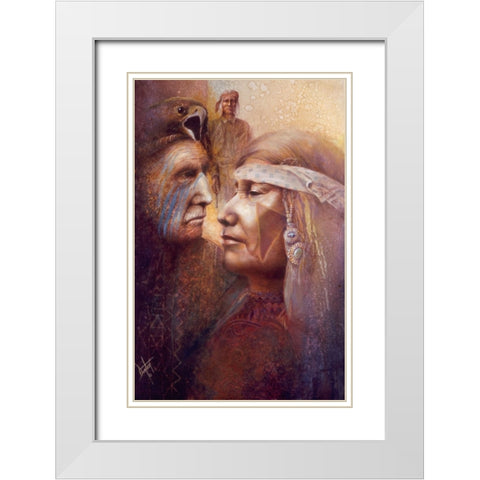 Proud Heritage White Modern Wood Framed Art Print with Double Matting by Lund, Denton
