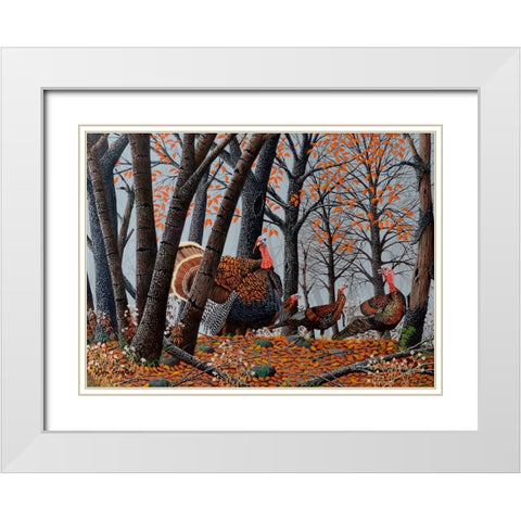 Always Alert White Modern Wood Framed Art Print with Double Matting by Engler, Don