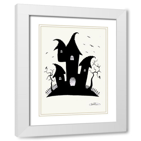 050a White Modern Wood Framed Art Print with Double Matting by Steel, Emma