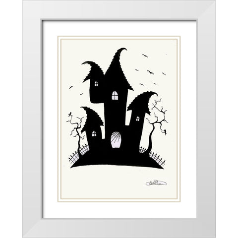 050a White Modern Wood Framed Art Print with Double Matting by Steel, Emma