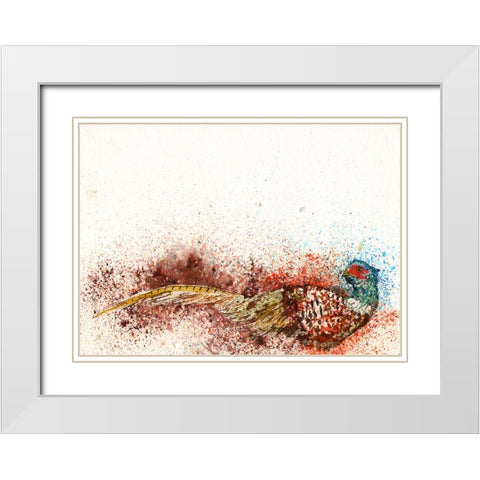 080a White Modern Wood Framed Art Print with Double Matting by Steel, Emma