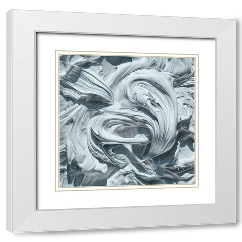 Art For Art Sake White Modern Wood Framed Art Print with Double Matting by Chartier, Francois