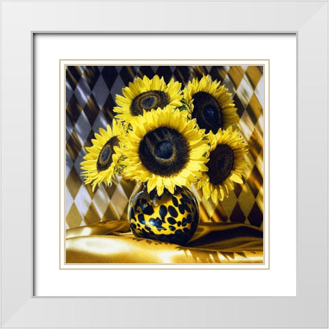 Five Kings White Modern Wood Framed Art Print with Double Matting by Chartier, Francois