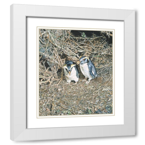 A Formal Affair White Modern Wood Framed Art Print with Double Matting by Stevenson, Graeme