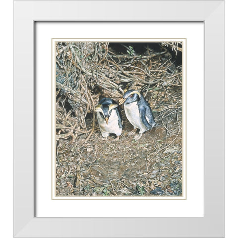 A Formal Affair White Modern Wood Framed Art Print with Double Matting by Stevenson, Graeme