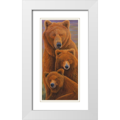 Alaska Coming 1 White Modern Wood Framed Art Print with Double Matting by Stevenson, Graeme