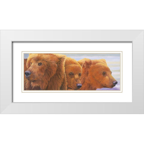 Alaska Coming 2 White Modern Wood Framed Art Print with Double Matting by Stevenson, Graeme